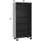 Sandusky Lee 5-Shelf Mobile Bookcase, 78"x36" Black BM40361872-09 - alternate 4