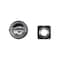 Auveco Slotted Round Washer Head License Plate Screw with Square Nut 1/4-20 x 1/2in, 100PK 23503 - alternate 2