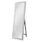 Homeroots Brushed White Wooden Mirror 397378 - alternate 3