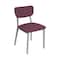 Bfm Seating Hamilton Side Chair, Grade 3 Vinyl Seat & Back - Steel Frame - Platinum Finish JS10C2016-2016PL - alternate 1