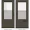 Larson 32'' Wx80'' H Brown Single-Vent Solid Wood Core Storm Door 029841U - alternate 2