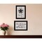 Homeroots Set Of Two His Mercies and Thankful 2 Black Framed Print Wall Art, 2PK 408026 - alternate 3