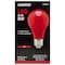 Satco 8 Watt A19 LED, Ceramic Red, Medium base, 360 deg. Beam Angle, 120 Volt S14984 - alternate 3