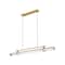 Z-Lite Benoit Modern Gold 1 Light Linear Chandelier 1959-54L-MGLD-LED - alternate 2