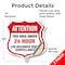 Signmission 24 Hour Surveillance Shield Sign Attenti, 12 inch X 12 inch, Vinyl Decal, 2PK SHI-D-2PACK-12-351 - alternate 5