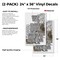 Signmission We Buy Silver, Vinyl Decals Only 24 Inch x 36 Inch, Vinyl Decal, 2PK DSB-2436-2PACK-We Buy Silver - alternate 2