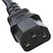 Ac Works Medical Grade Power Cord, 12 ft 5-15P to C13, 13A, Green Dot Hospital Grade MD13AC13-144BK - alternate 4