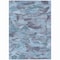 Homeroots 10' X 14' Denim Blue And Blue Abstract Washable Indoor Outdoor Area Rug 609243 - alternate 4