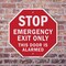 Signmission Exit Sign, Plastic Sign, 18 in W, 18 in H OC-P-2PACK-18-301 - alternate 4