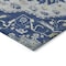 Homeroots 5' X 8' Navy Blue Ivory And Gray Oriental Washable Indoor Outdoor Area Rug 596639 - alternate 7