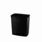 Hapco Elmar Eco Luxury Vegan Leatherette 10 Qt. Rectangular Plastic Leatherette Wrapped Wastebasket, 12PK ECODSB4060 - alternate 1