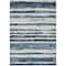 Homeroots 8' X 10' Denim Blue And Gray Striped Washable Indoor Outdoor Area Rug 605900 - alternate 6