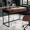 Martha Stewart 19.75 in. D X 47.25 in. W X Engineered Wood, Steel, Walnut Top/Oil Rubbed Bronze Frame ZG-ZP-028-BR-BK-MS - alternate 3