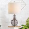 Jonathan Y Colette 20" Mini Glass LED Table Lamp, Smoked Gray JYL1029D - alternate 5