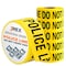 Jrex Safety Police Line Do Not Cross Tape Roll - 3 Mil - 1000 Ft x 3 Inch Wide Each - Yellow, 6PK PPLT-JR-3M-6PK - alternate 1