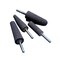 Norton Co NorZon Resin Bond Mounted Points, 3/4 in Dia, 2 1/2 in Thick, 24 Grit Zirconia Brown 61463616457 - alternate 1