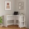 Homeroots 47" White Wood Corner Computer Desk 489877 - alternate 4