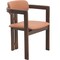 Leisuremod Velo Series Modern Dining Chair in Black Walnut Wood with Dark Brown Seat VCBW-51DBR - alternate 1