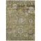 Homeroots 3' X 5' Brown Green And Gray Floral Washable Indoor Outdoor Area Rug 604066 - alternate 2