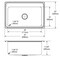 Elkay Sink, Drop-In Mount, 3 Hole, 28" x 16", Lustrous Satin DLRS3322123 - alternate 3