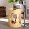 Bali & Pari Kaseko Hand-carved Suar Wood Side Table 259-14283-ZORO - alternate 6