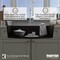 Karran 33''x22'' Black Quartz Drop-In Single Bowl Kitchen Sink QT-812-BL - alternate 3