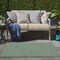 Homeroots 3' X 5' Blue And Green Geometric Indoor Outdoor Area Rug 552717 - alternate 4