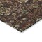 Homeroots 8' Chocolate Tan And Green Round Floral Washable Indoor Outdoor Area Rug 603409 - alternate 7