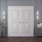 Sartodoors Interior Double Doors 36x84 inches White Solid Core Modern Interior ROYAL9855DD-EMAL-3684 - alternate 1