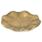 Homeroots 6in Gold Cast Iron Handmade Leaf Trinket Tray 713017 - alternate 1