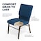 Flash Furniture Fabric Church Chair, Blue XU-CH-60096-NVY-DOT-BAS-GG - alternate 3