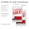 Signmission Truckload Sale, Vinyl Decals Only 24 Inch x 36 Inch, Vinyl Decal, 2PK DSB-2436-2PACK-Truckload Sale - alternate 2