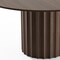 Homeroots 60" Brown Wood Pedestal Base Round Top Dining Table 720945 - alternate 3