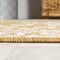 Jonathan Y Sinjuri Medallion Textured Weave Yellow/Cream 4 ft. x 6 ft. Indoor/Outdoor Area Rug SMB101I-4 - alternate 3