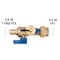 Proline Series 3/4-in F1960 PEX Brass Isolation Valve Kit w/ Pressure Relief Valve 102-140 - alternate 4