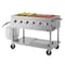 Koolmore 48 in. Commercial Mobile Outdoor Grill Stainless Steel, ETL Listed in Stainless-Steel KM-CGM-48 - alternate 3