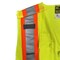 Game Workwear 5-Point Breakaway Hi-Vis Mesh Vest, 100% Lightweight Polyester Mesh, Hi Vis Lime, Size M I-684 - alternate 2