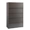 Hirsh 42" W 5 Drawer Lateral File Cabinet, Medium Tone, A4/Legal/Letter 19832 - alternate 1