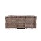 Homeroots 87" Chocolate Velvet USB Sofa With Black Legs 491313 - alternate 2