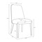 Manhattan Comfort Belmont Wood Upholstered Side Chair in Taupe, 2PK DC1543-TP - alternate 4