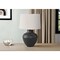 Monarch Specialties Lighting, 26 in.H, Table Lamp, Black Metal, Ivory / Cream Shade, Transitional I 9615 - alternate 1
