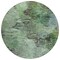 Homeroots 8' Green And Brown Round Abstract Washable Indoor Outdoor Area Rug 577621 - alternate 4