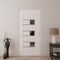 Vdomdoors Front Exterior Prehung Metal-Plastic Door, Manux 8933 White Silk, Office Commercial and Residential MANUX8933EXD-WS-W32xH80-RH - alternate 3