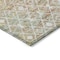 Homeroots 3' X 5' Peach And Ivory Argyle Washable Indoor Outdoor Area Rug 615812 - alternate 4