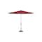 Treasure Garden 11 ft Patio Umbella, aluminum, fiberglass ribs, outdoor, Jockey Red UM841-SS 5403 Jockey Red - alternate 1