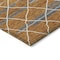 Homeroots 5' X 8' Terra Cotta Beige And Ivory Striped Washable Indoor Outdoor Area Rug 599383 - alternate 5