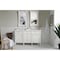 James Martin Vanities 60" D Vanity, Bright White w/Ethereal Noctis Top w/FreePower Wireless Charger 655-V60D-BW-FENC - alternate 4