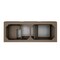 James Martin Vanities Vanity, without top, Whitewashed Walnut, 59.9 in W x 23.5 in D,  620-V60D-M-WW - alternate 5