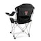 Picnic Time Family Of Brands NCAA Texas Tech Red Raiders Reclining Camp Chair - Beach Chair for AdultsBlack with Gray Accents 803-00-175-574-0 - alternate 1
