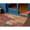 Homeroots 3' X 5' Orange And Burnt Orange Abstract Washable Indoor Outdoor Area Rug 609172 - alternate 1